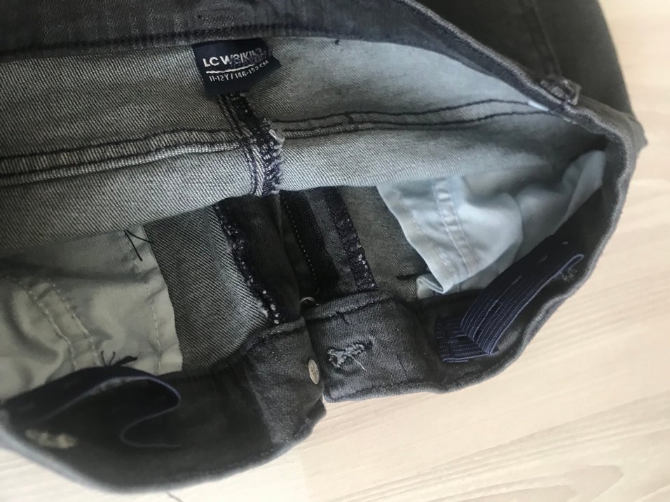 Kız Çocuk  Denim Pantolon - Görsel 4
