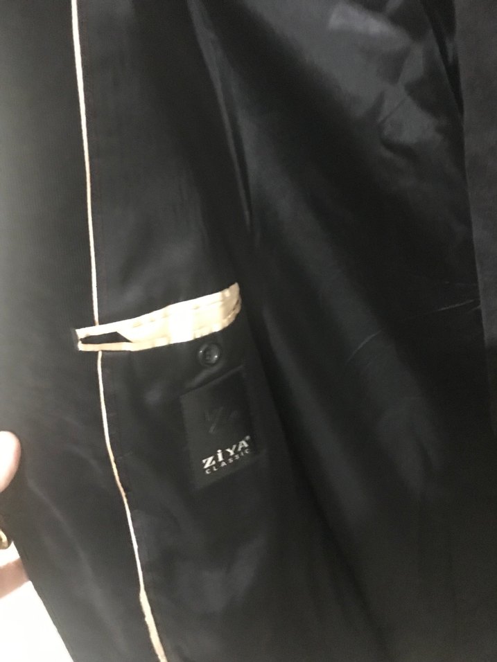 Siyah Erkek Kadife ceket - Görsel 3