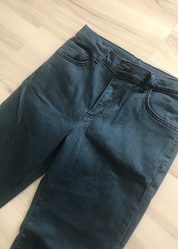 Lacivert kız Çocuk Denim Pantolon - Görsel 5