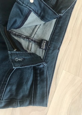 Lacivert kız Çocuk Denim Pantolon - Görsel 3
