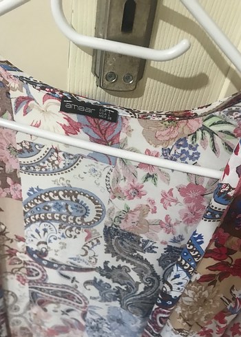 Çiçek Desenli Bohem Midi Kimono - Görsel 3