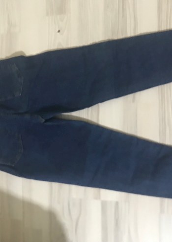 Günlük Kullanım İçin Mavi Kadın Denim Pantolon - Görsel 4
