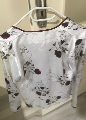 Bordo Kadın Saten Pijama Takımı - Görsel 3