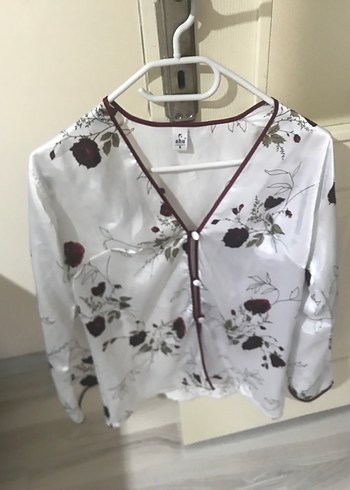 Bordo Kadın Saten Pijama Takımı - Görsel 2