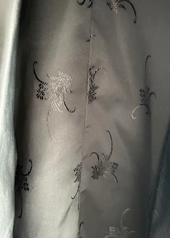 vintage Siyah işlemeki Deri Ceket - Görsel 5