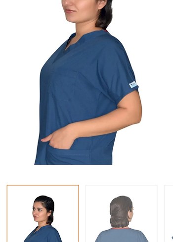l Beden yeşil Renk Premium Flex Likralı Unisex Scrubs Takımlar