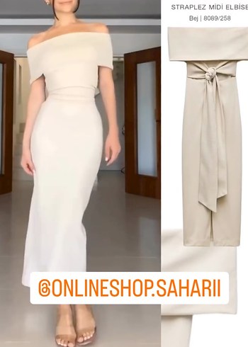 Zara elbise uzun