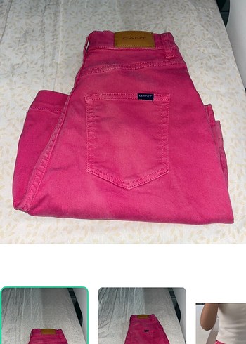 Gant Canli Fusya Denim Jean Gant Marka