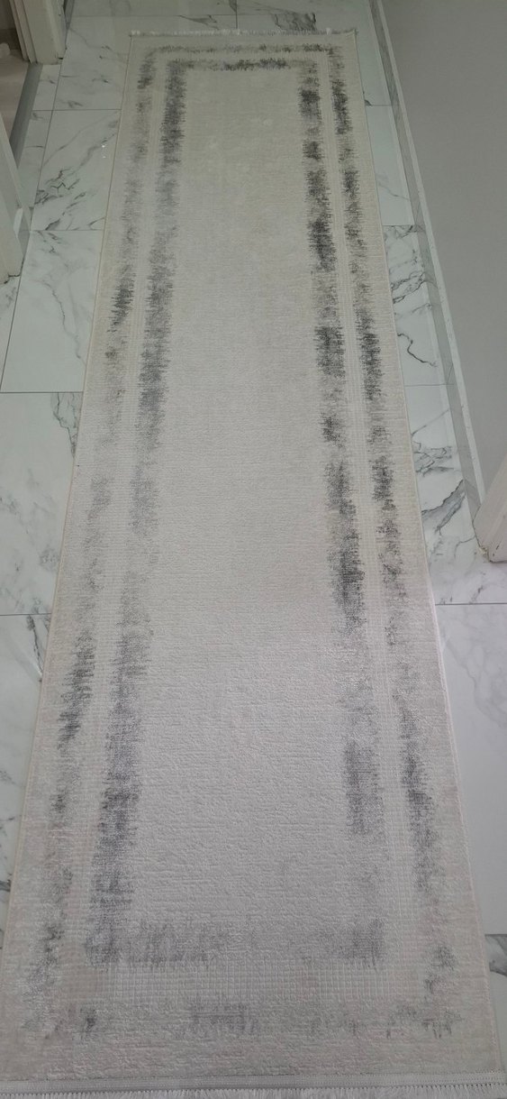 Beyaz Gri madame coco Halı - Görsel 2