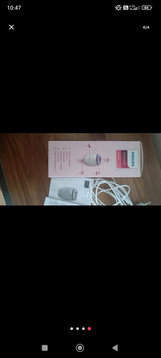 Mor Philips Satinelle Epilatör - Görsel 4