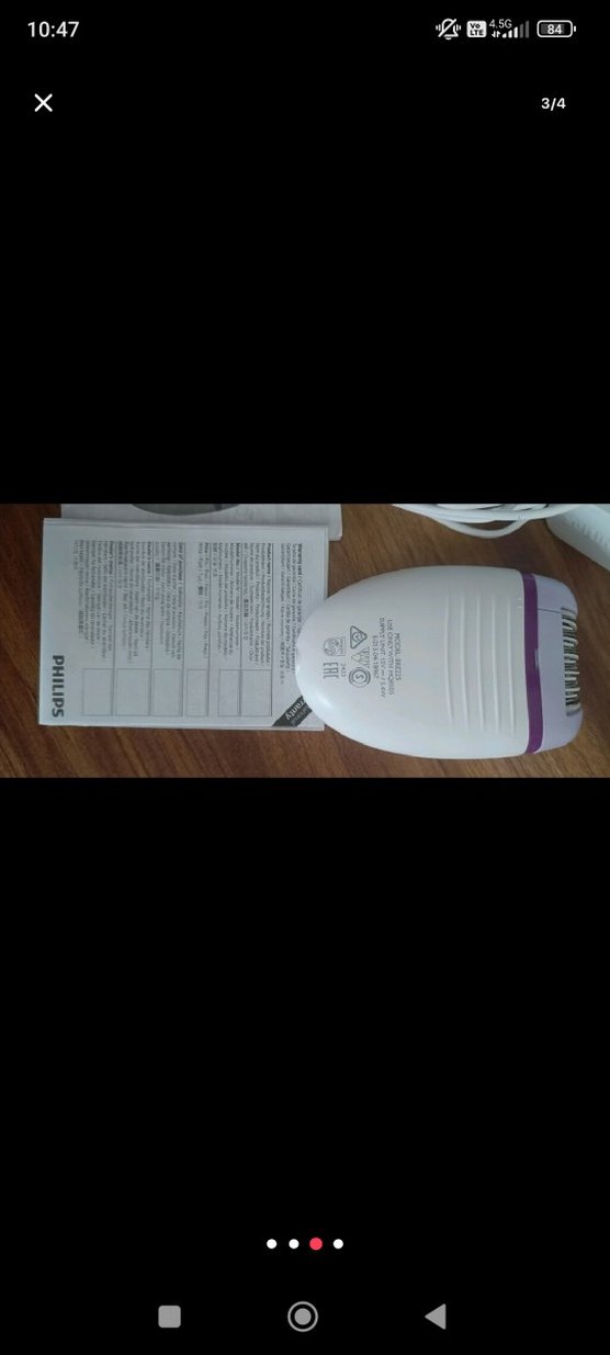 Mor Philips Satinelle Epilatör - Görsel 3