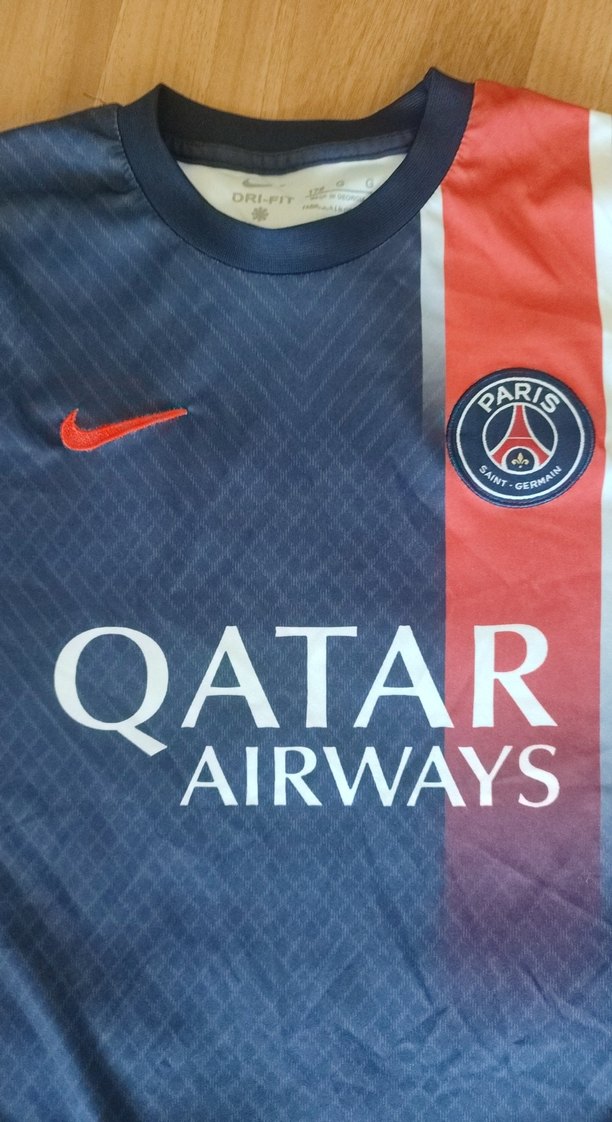 Mavi Kısa Kollu Dar Kesim Erkek Forma Takımı Qatar airways - Görsel 3