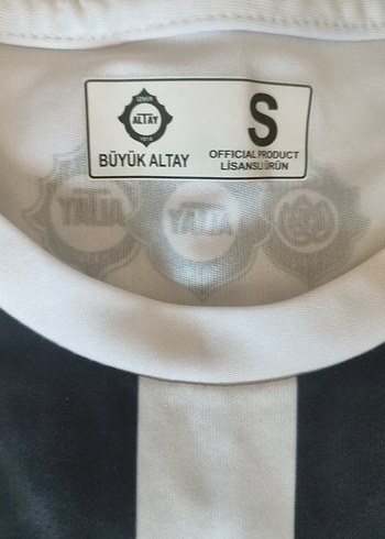 Erkek Kısa Kollu Çizgili Altay forması lisanslı - Görsel 4