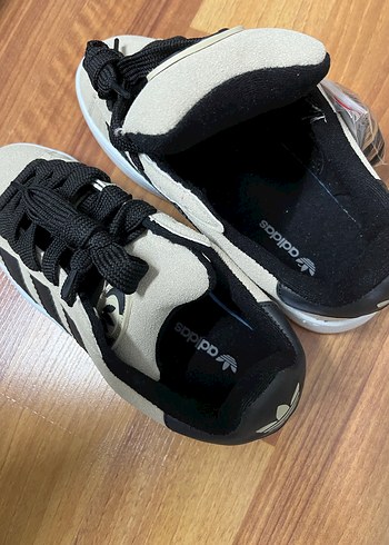 Beyaz Gri Kadın Spor Ayakkabı Wedge Topuklu - Görsel 2