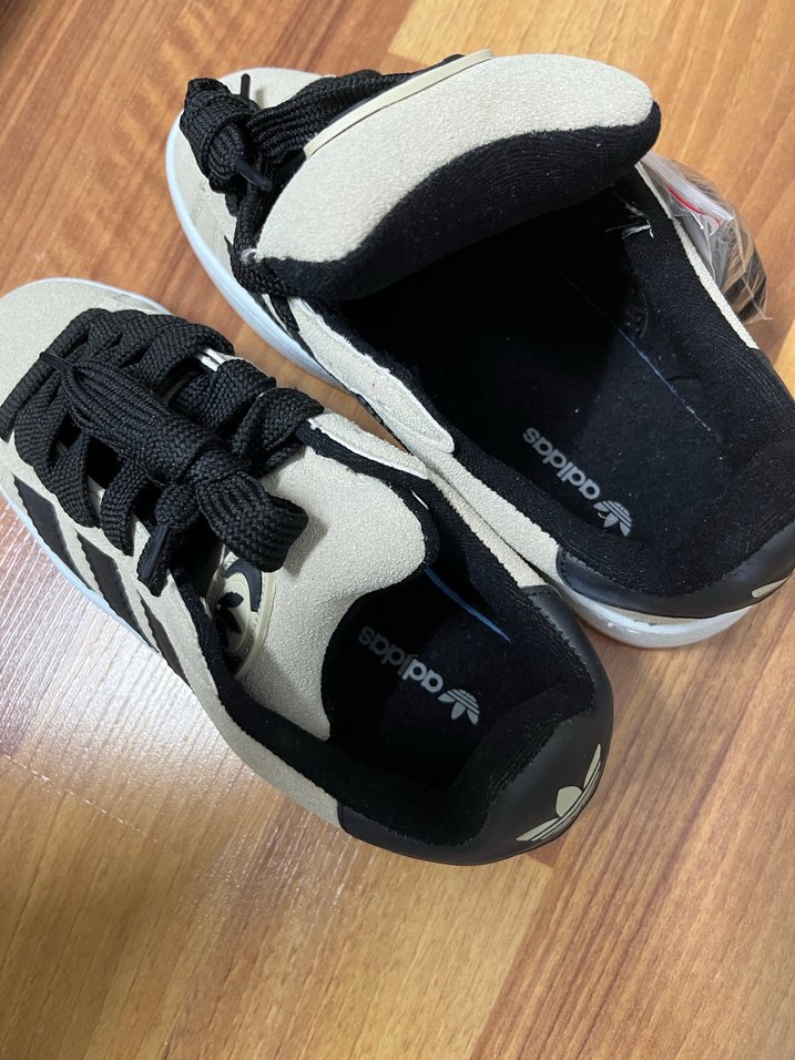 Beyaz Gri Kadın Spor Ayakkabı Wedge Topuklu - Görsel 2