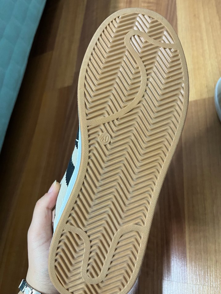 Beyaz Gri Kadın Spor Ayakkabı Wedge Topuklu - Görsel 3