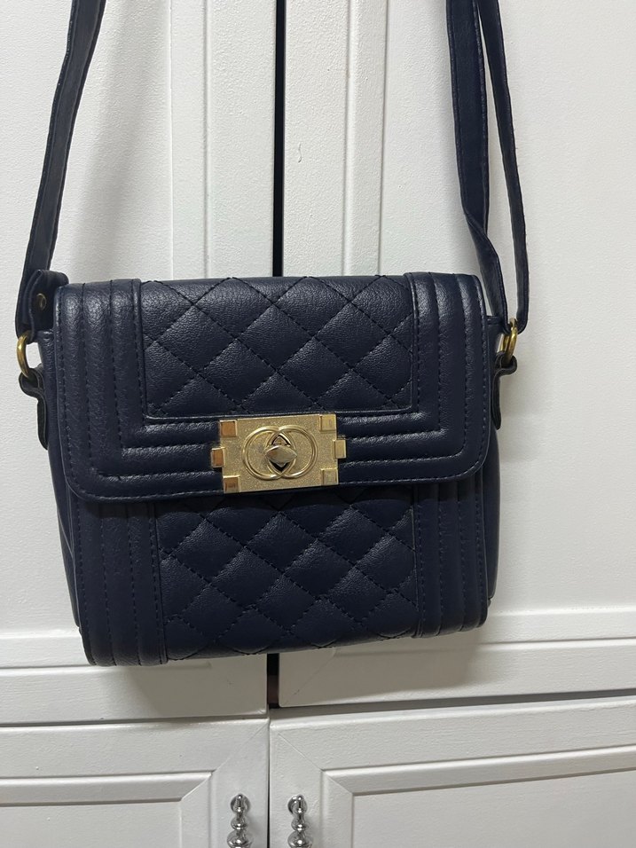 Klasik Siyah Deri Kadın Çanta - Görsel 2