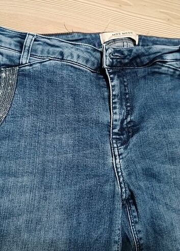 Pullu kot pantolon