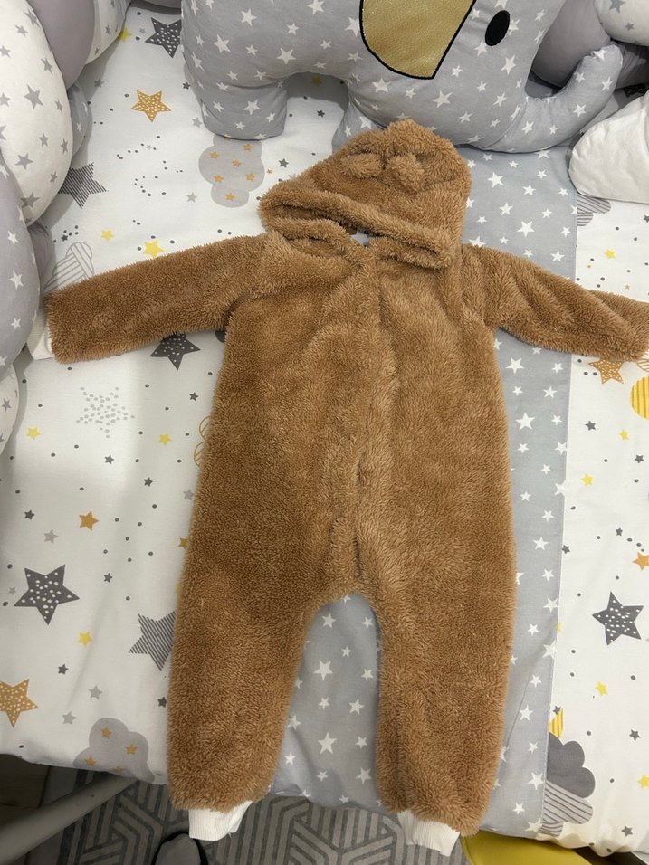 Kahverengi Bebek Peluş Tulum - Görsel 2