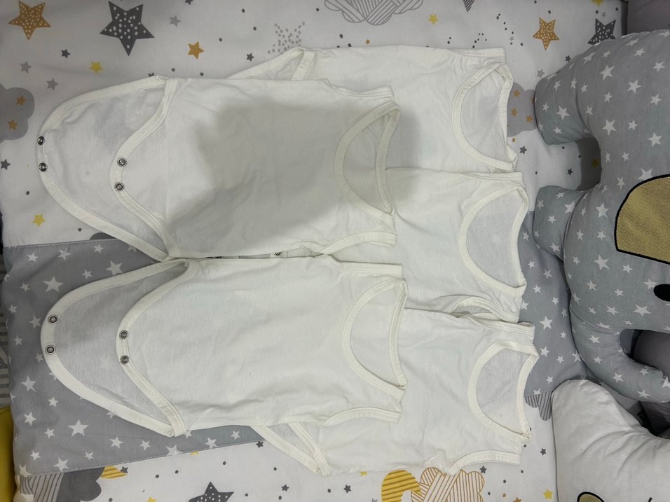 Genel Markalar 5'li Beyaz Bebek Atlet Body - Görsel 3