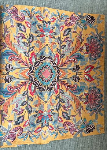 Bohem Çok Renkli Desenli runner - Görsel 2