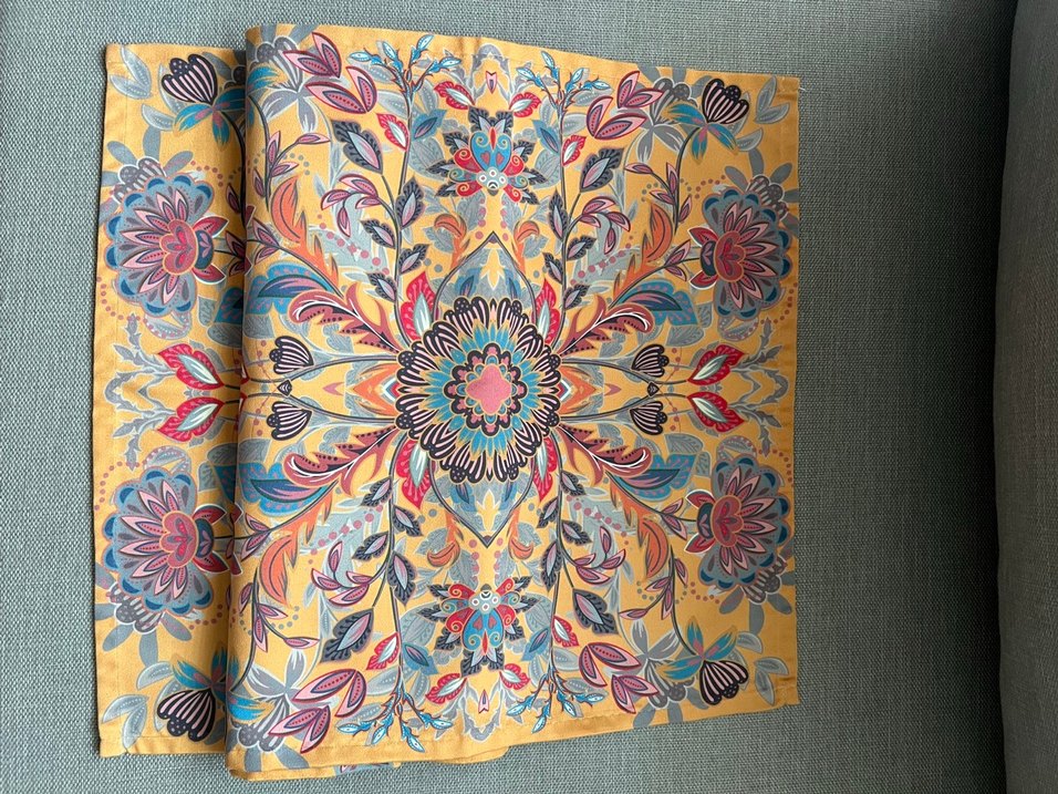 Bohem Çok Renkli Desenli runner - Görsel 2