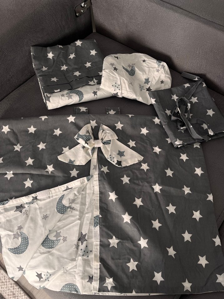 Gri Desenli Çocuk Uyku Seti - Görsel 5