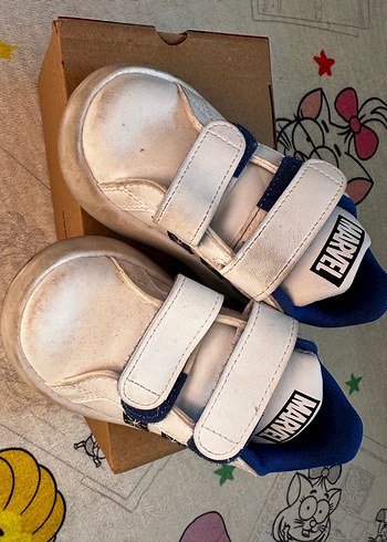 Marvel Adidas Beyaz Erkek Çocuk Spor Ayakkabı - Görsel 3