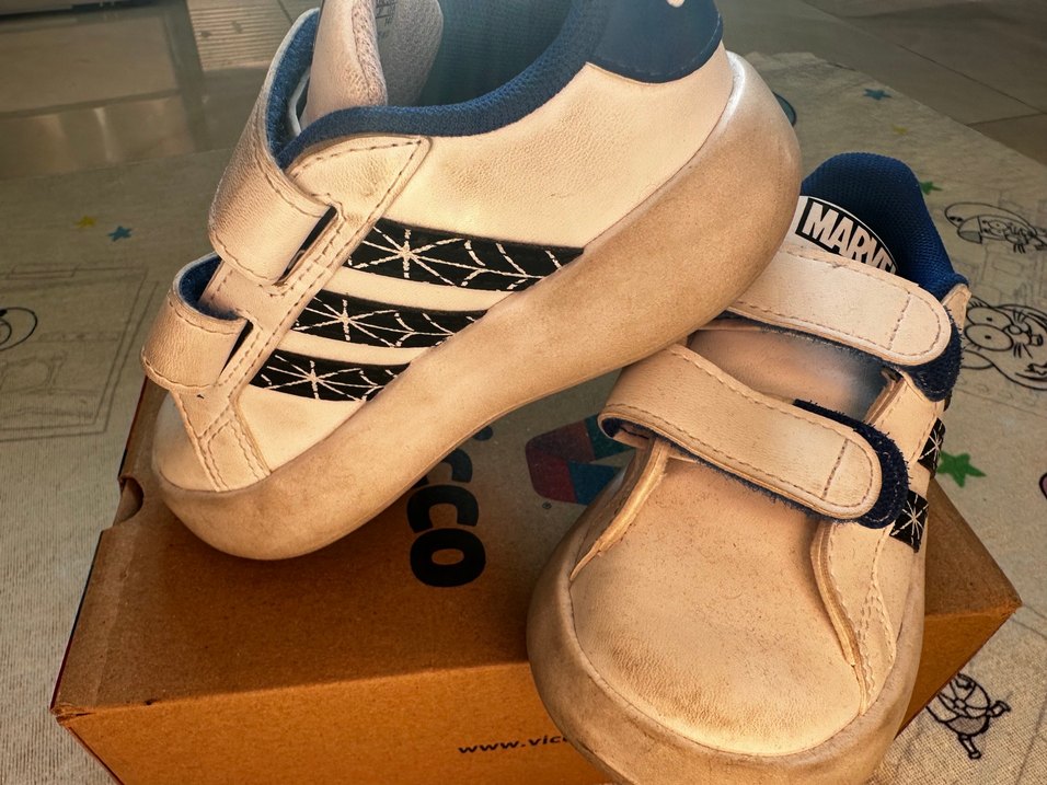 Marvel Adidas Beyaz Erkek Çocuk Spor Ayakkabı - Görsel 2