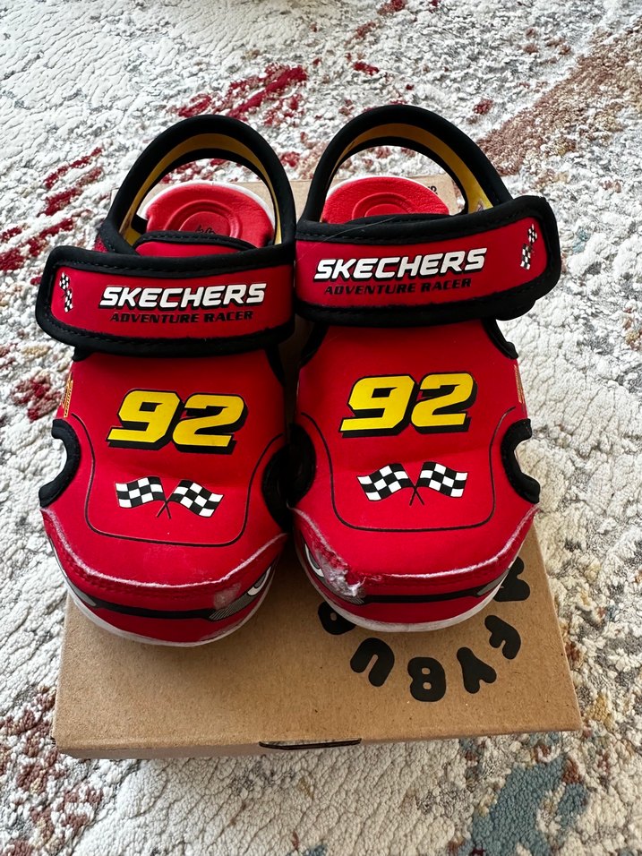 Skechers kırmızı sandalet - Görsel 3