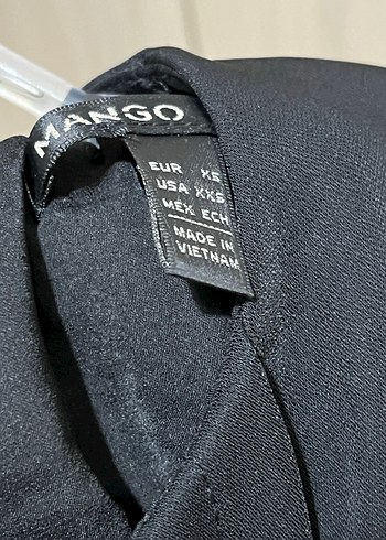 Mango Siyah Tül Detaylı Abiye Elbise - Görsel 2