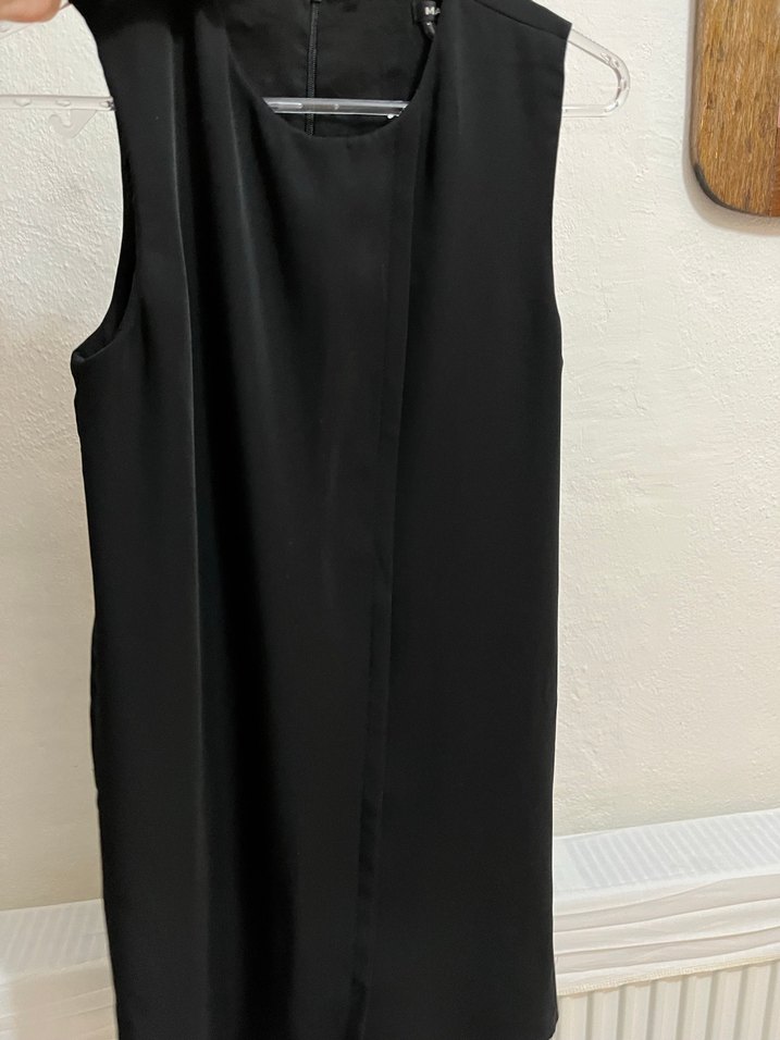 Mango Siyah Tül Detaylı Abiye Elbise - Görsel 3