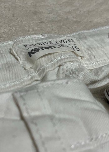 Fahriye Evcen Koton Beyaz Pantolon - Görsel 2