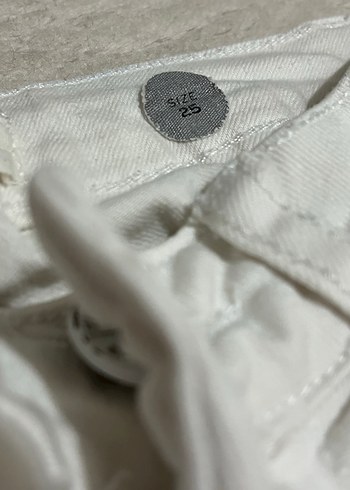 Fahriye Evcen Koton Beyaz Pantolon - Görsel 3