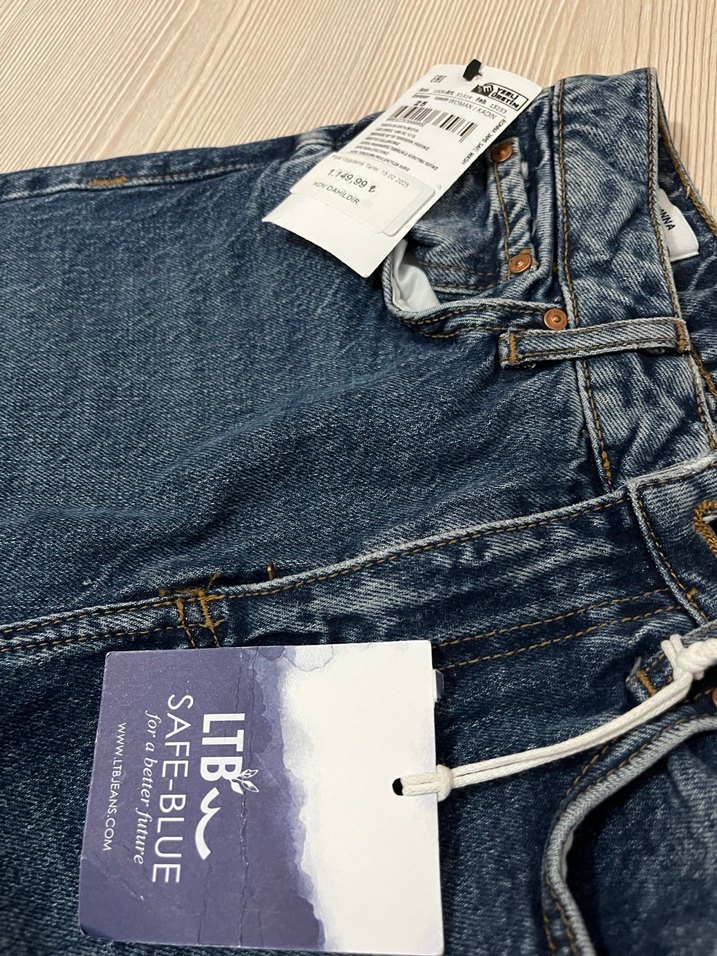 Ltb Kadın Kot Pantolon Ronna 25 Beden - Görsel 4