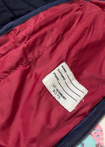 Bordo Erkek Çocuk Mont - Görsel 3