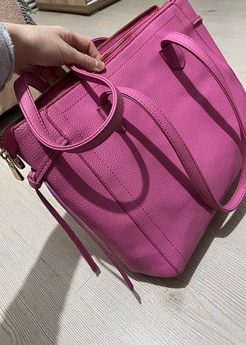 Divarese Pembe Omuz Çantası - Görsel 5