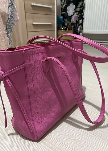 Divarese Pembe Omuz Çantası - Görsel 3