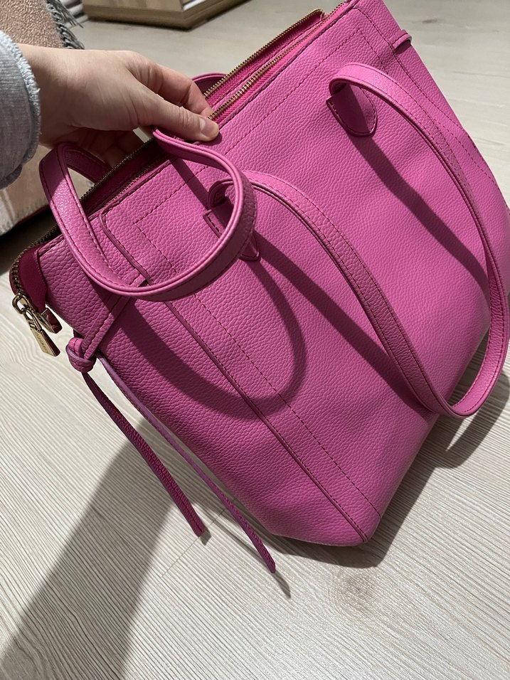 Divarese Pembe Omuz Çantası - Görsel 5