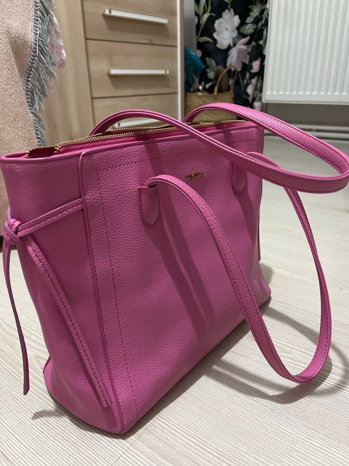 Divarese Pembe Omuz Çantası - Görsel 3