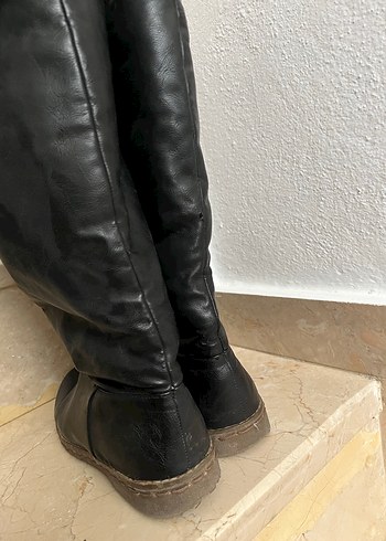 Bambi İçi Tüylü Siyah Çizme - Görsel 5