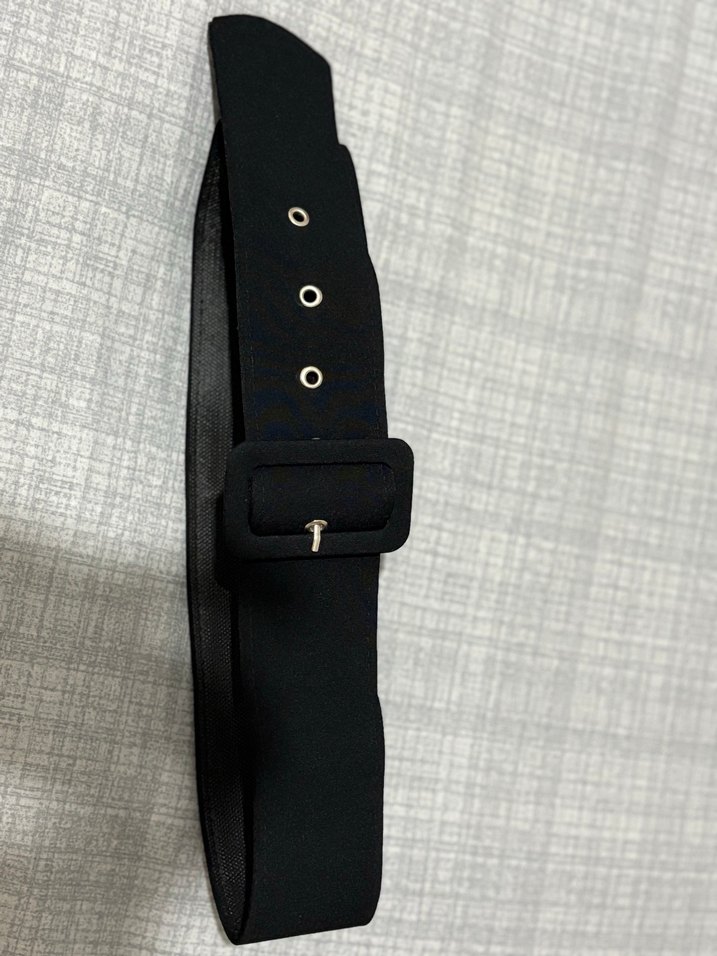 Siyah süet Kadın Kemer - Görsel 3