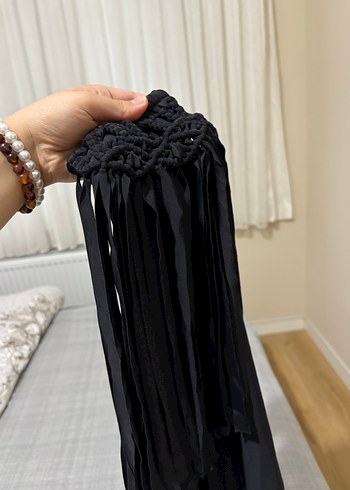 Siyah Fırfırlı Gotik Kadın Mayo - Görsel 2