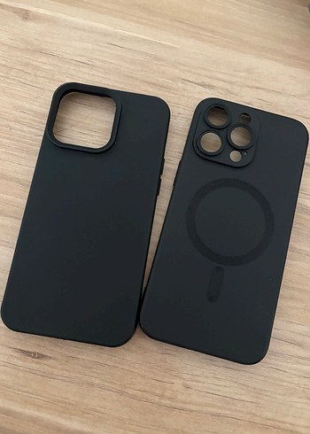 2 Adet Siyah Magsafe İPhone 15 ProMax Kılıf - Görsel 4