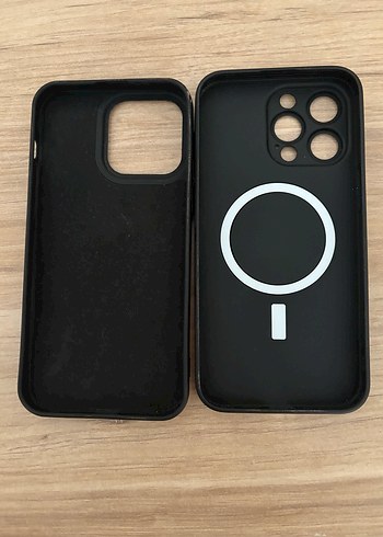 2 Adet Siyah Magsafe İPhone 15 ProMax Kılıf - Görsel 2