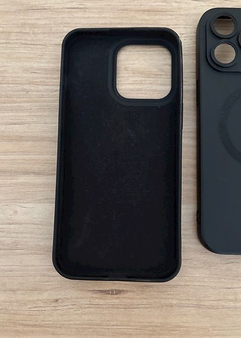 2 Adet Siyah Magsafe İPhone 15 ProMax Kılıf - Görsel 3