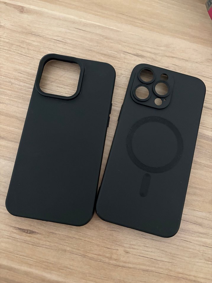 2 Adet Siyah Magsafe İPhone 15 ProMax Kılıf - Görsel 4