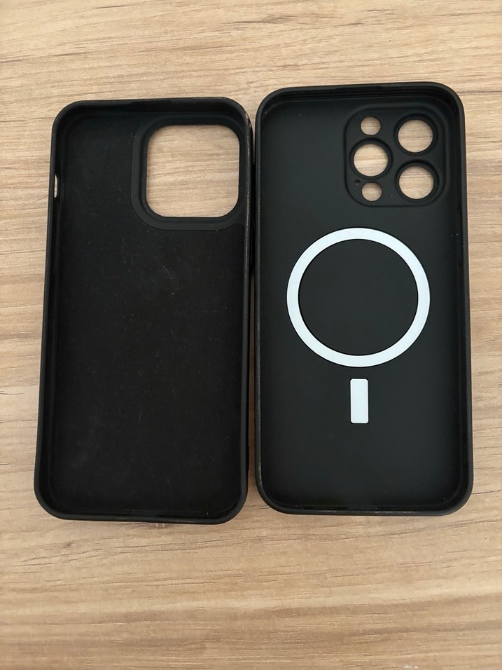 2 Adet Siyah Magsafe İPhone 15 ProMax Kılıf - Görsel 2