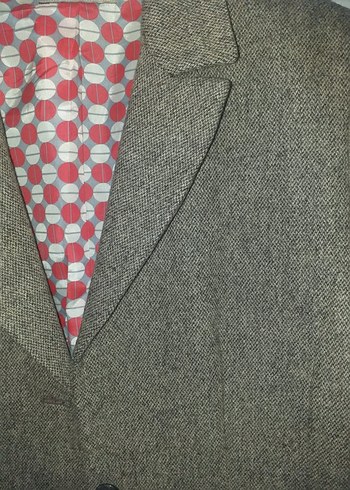 Gri Kadın Yün Blazer Ceket - Görsel 3