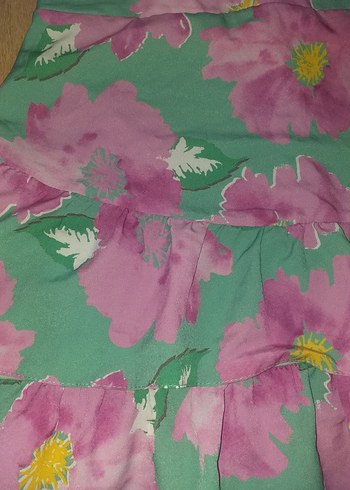 Çiçekli Crop -Etek Çok şık Takım - Görsel 6